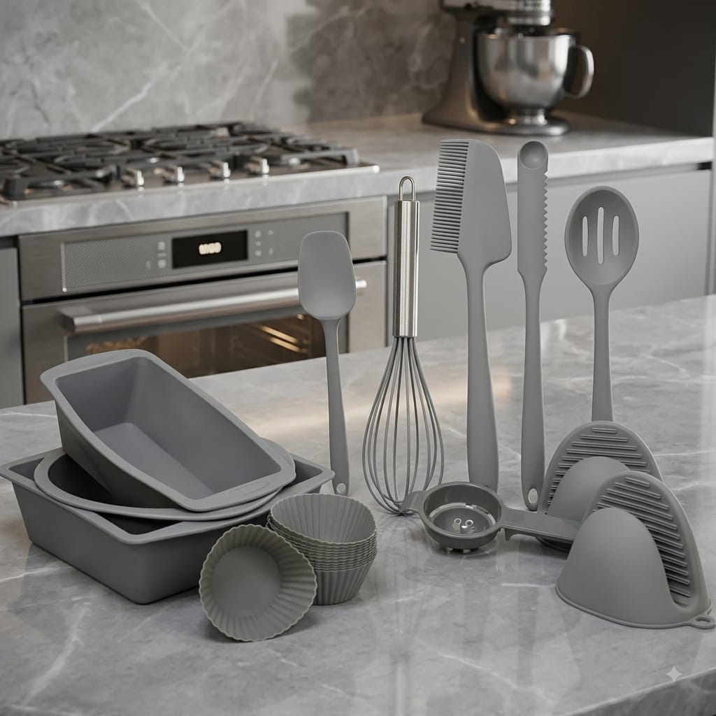 Set de reposter&iacute;a premium Velmora 22 piezas